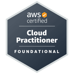 AWS Certified Cloud Practitioner badge